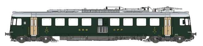 LS Models LS17051S - H0 - Triebwagen Rbe 4/4, SBB, Ep. IV - DC-Sound